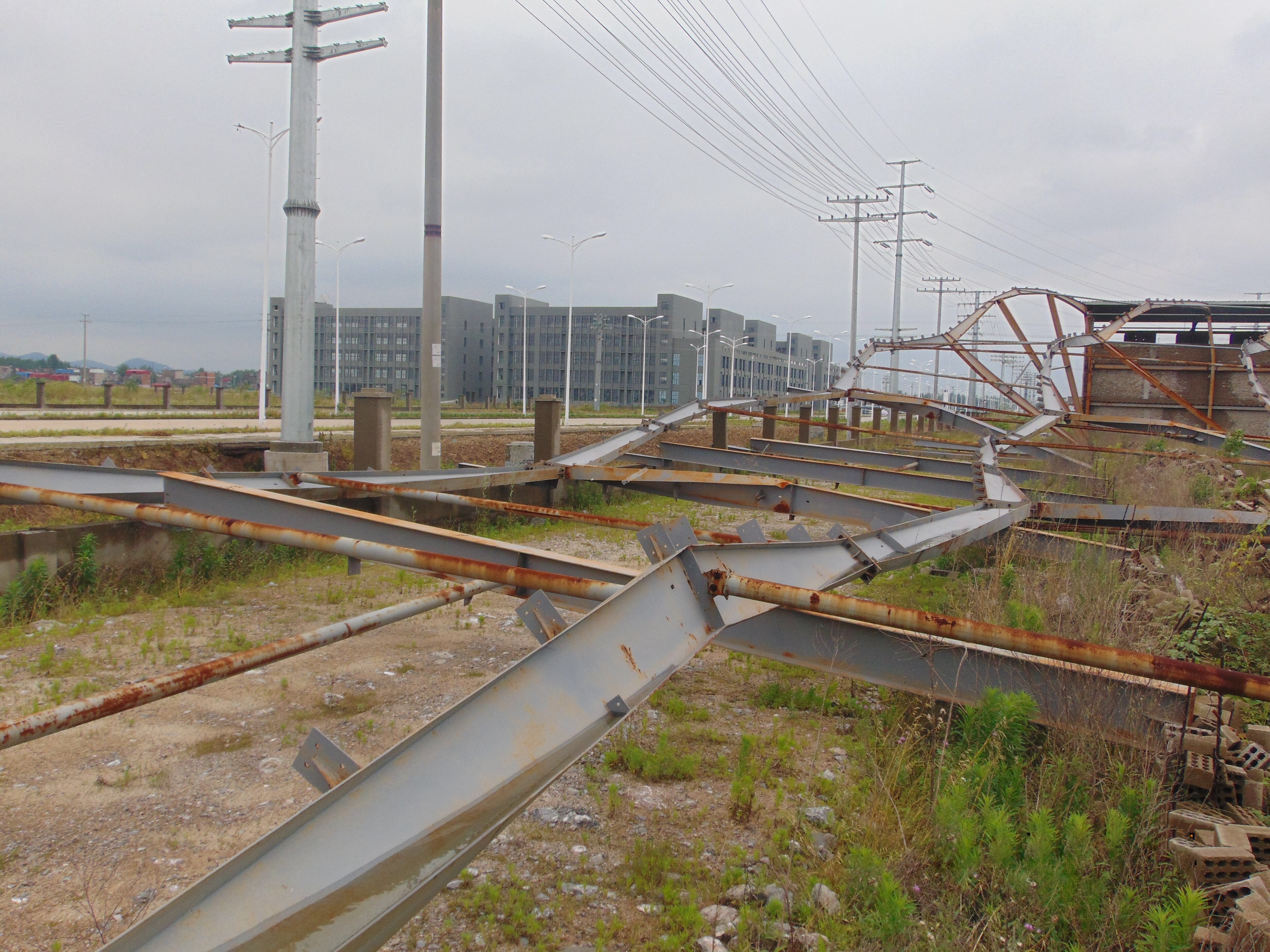 安徽鴻望原牛皮生產(chǎn)車(chē)間剛架倒塌司法鑒定
